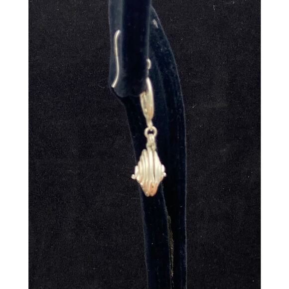 Sterling Silver Spiral Dangle Wire Earrings - Picture 4 of 11